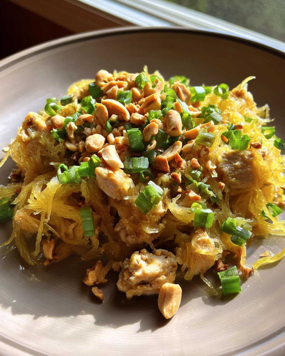 Spaghetti Squash Pad Thai - detail 1