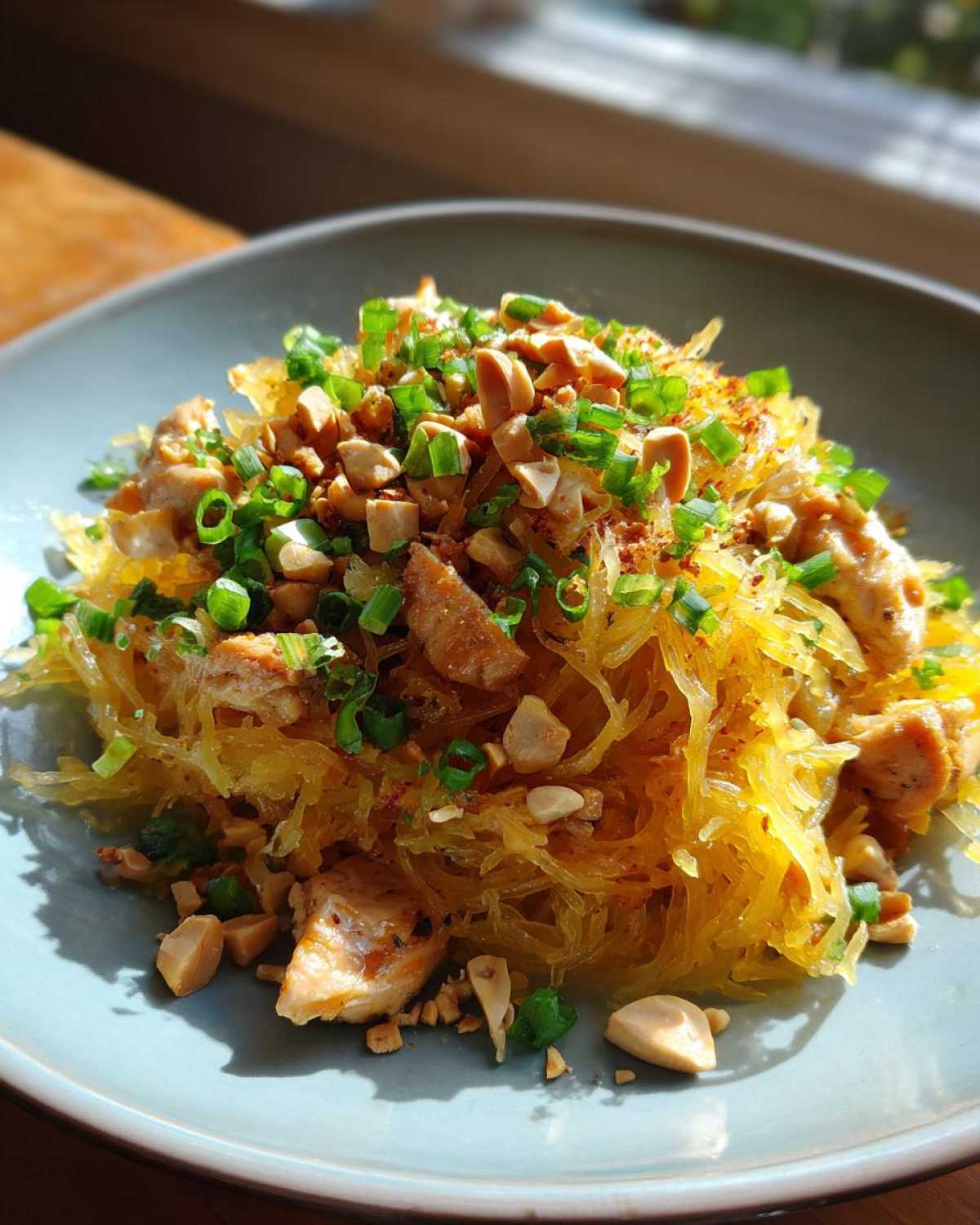 Spaghetti Squash Pad Thai - detail 2