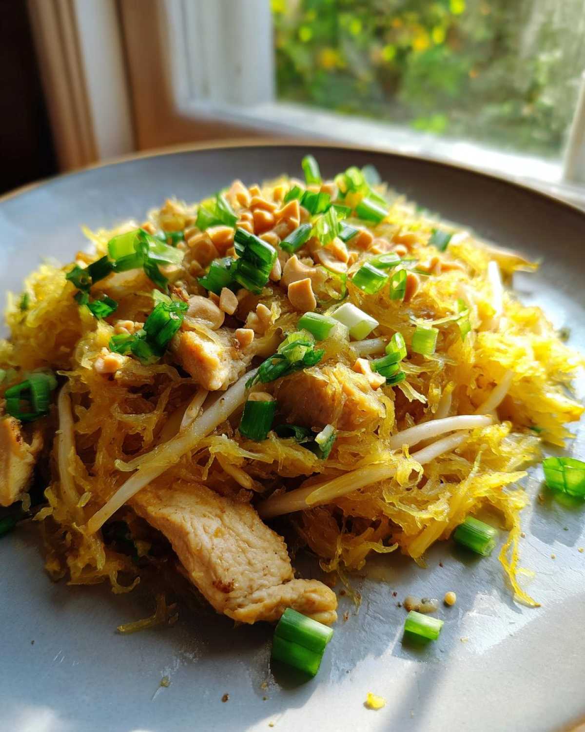 Spaghetti Squash Pad Thai - detail 3