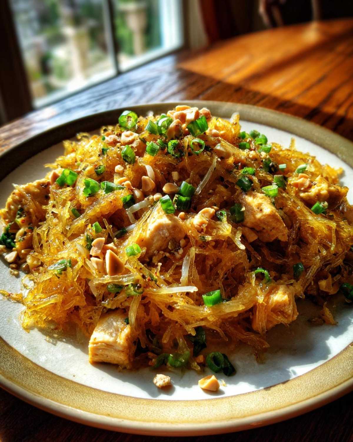 Spaghetti Squash Pad Thai - detail 4