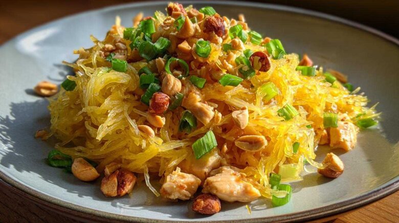 Spaghetti Squash Pad Thai