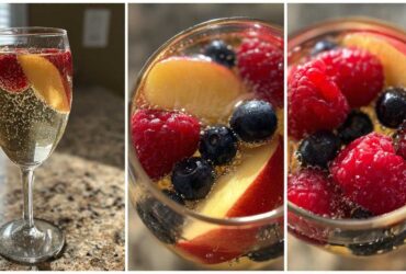Sparkling Peach Sangria