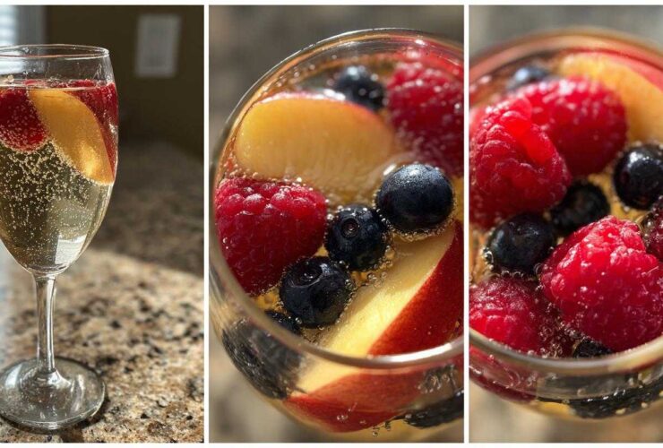 Sparkling Peach Sangria