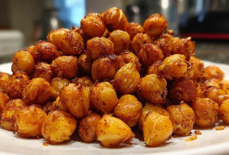 Spicy Roasted Chickpeas Crunch