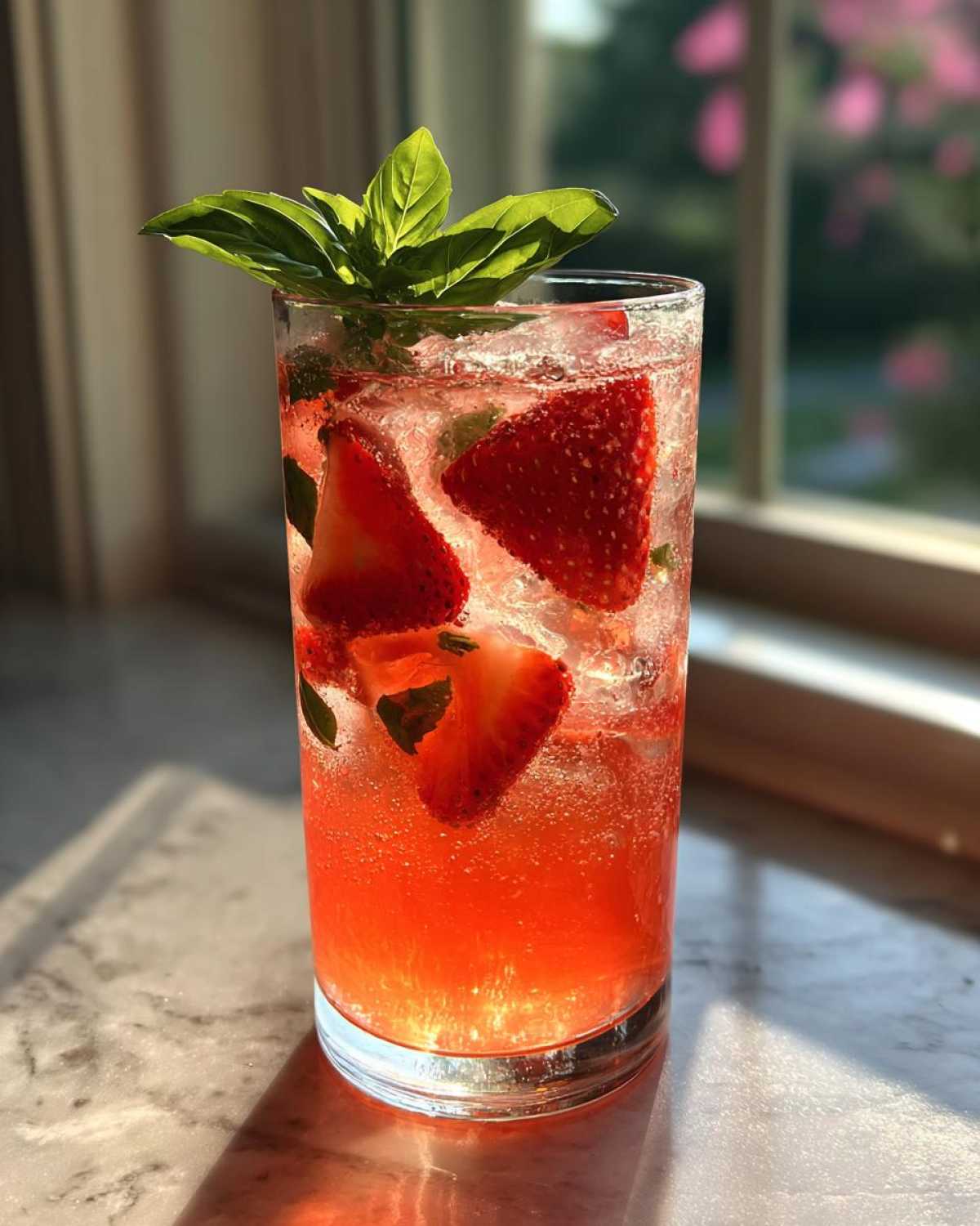 Strawberry Basil Lemonade - detail 3