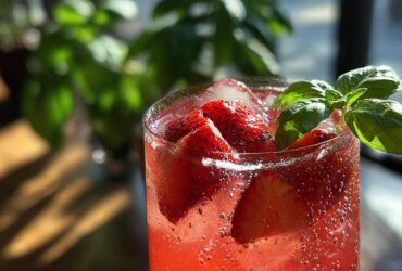 Strawberry Basil Lemonade