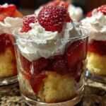 Strawberry Shortcake Trifle Cups