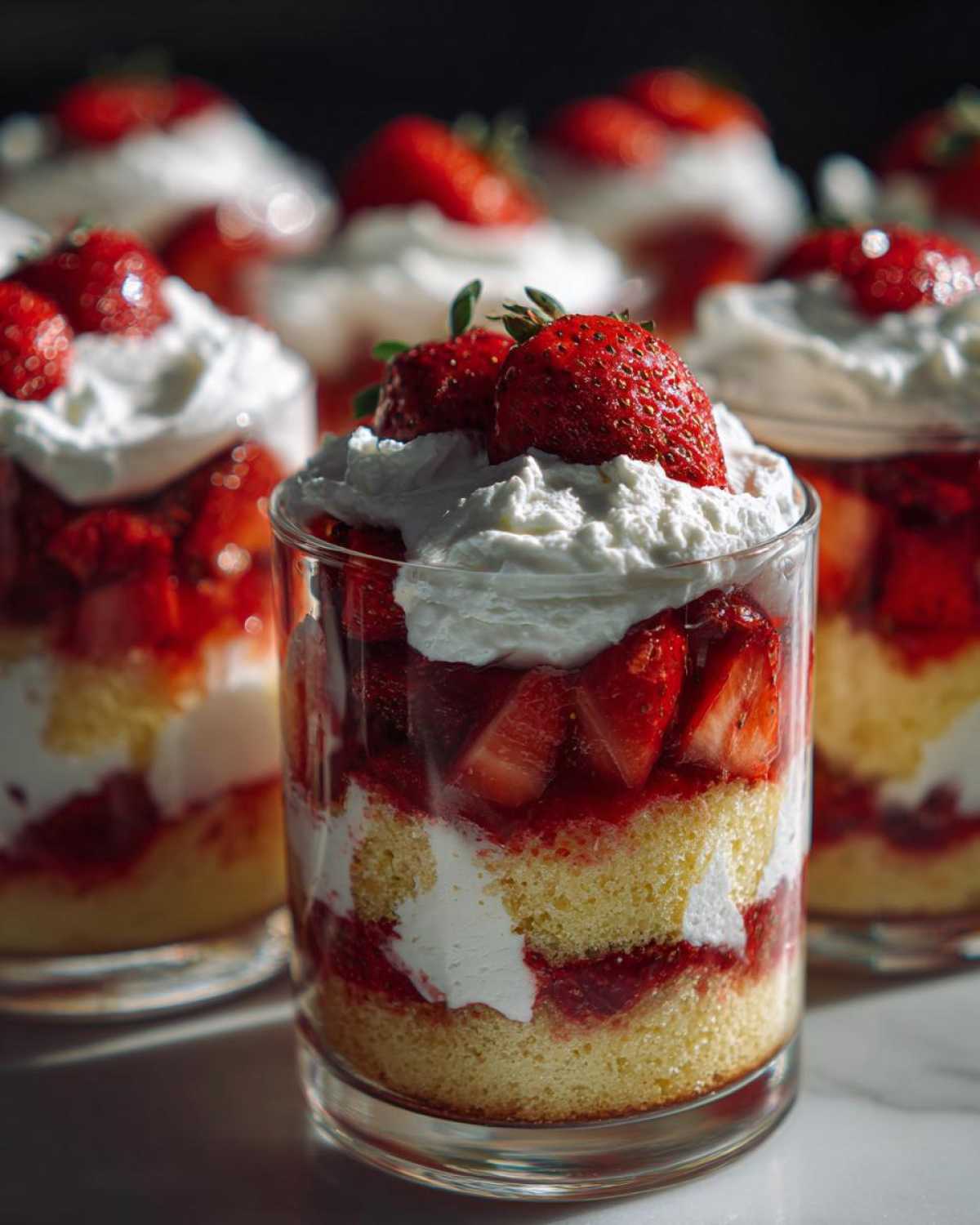 Strawberry Shortcake Trifle Cups - detail 2