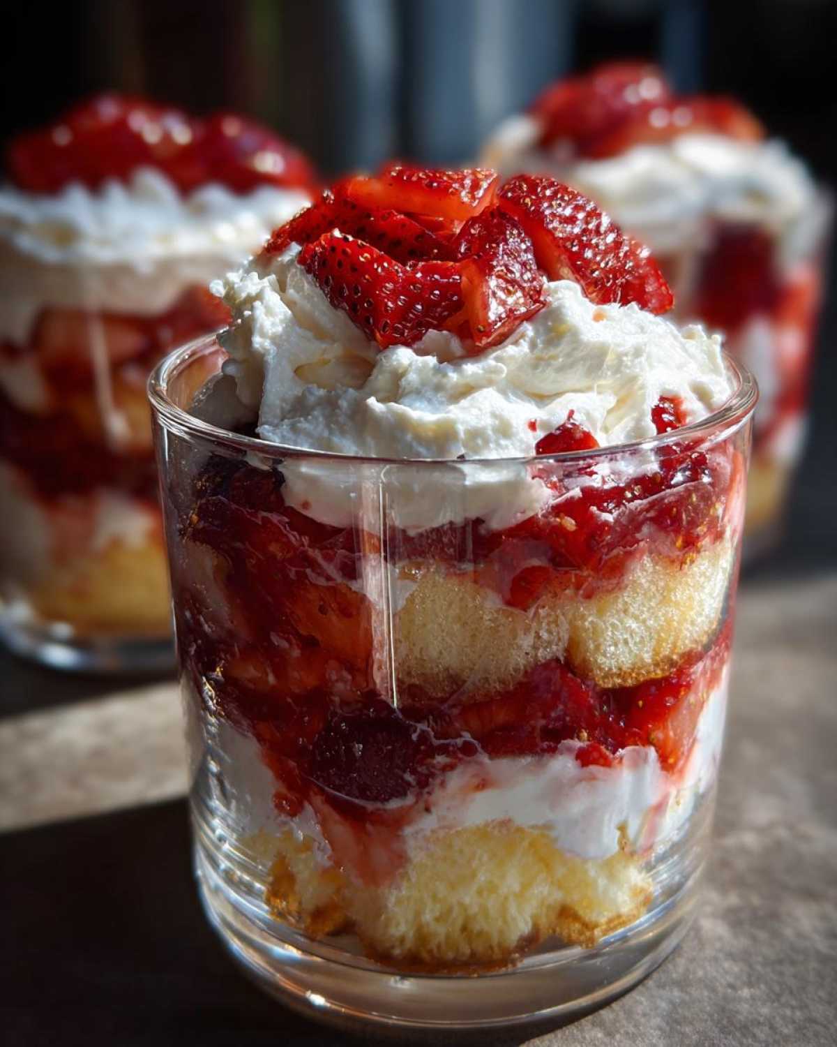 Strawberry Shortcake Trifle Cups - detail 3