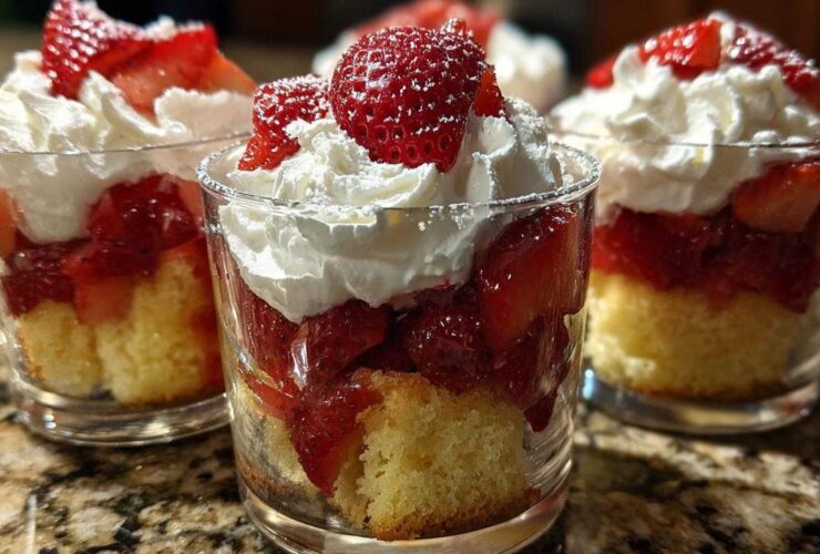 Strawberry Shortcake Trifle Cups