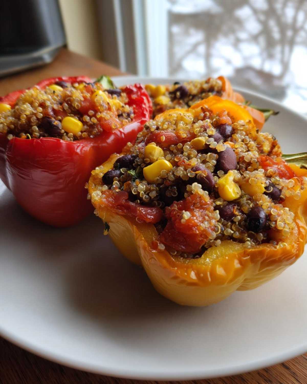 Stuffed Bell Peppers with Quinoa and Corn - detail 4