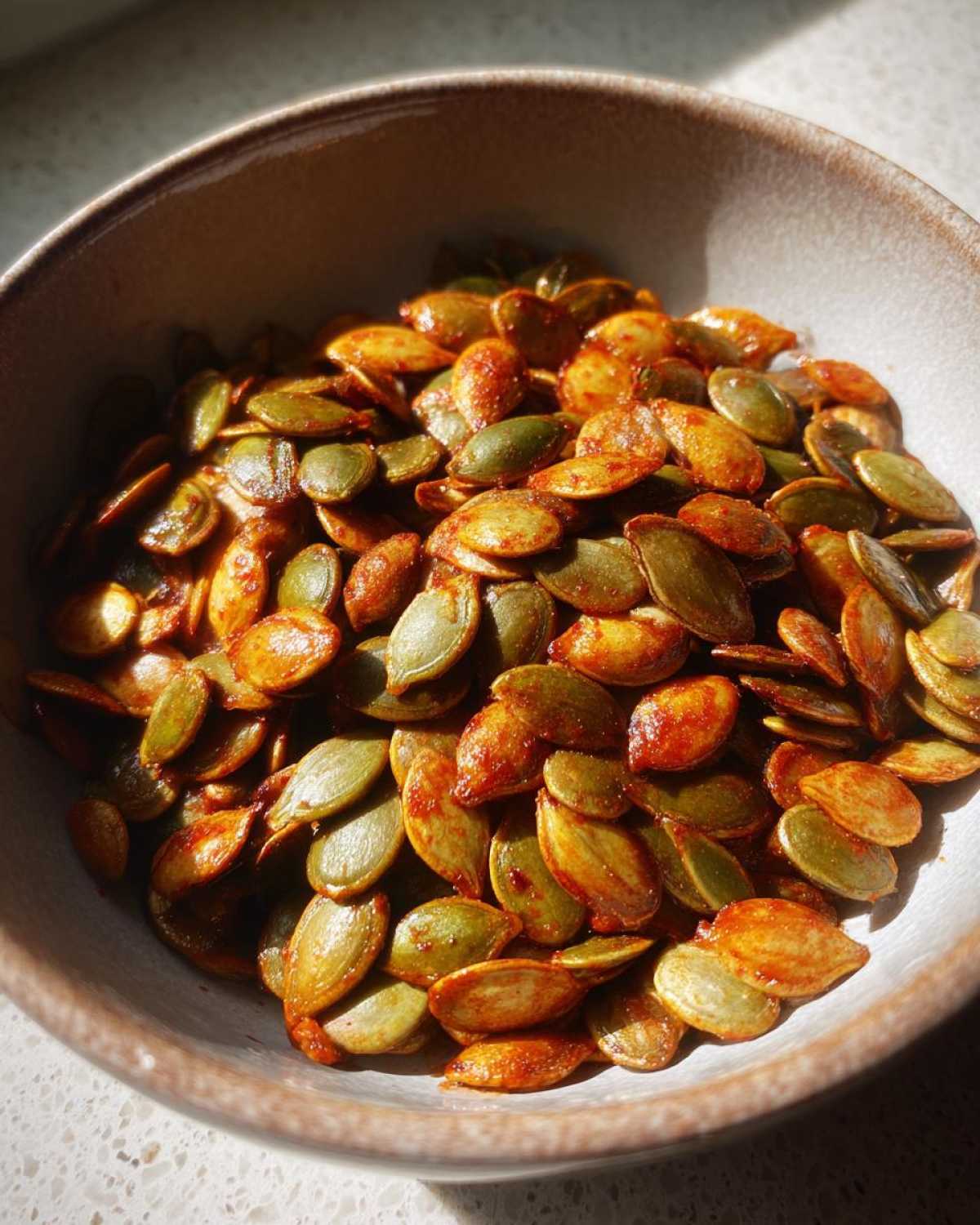 Sweet & Spicy Roasted Pumpkin Seeds - detail 3