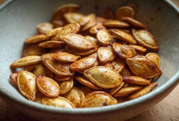 Sweet & Spicy Roasted Pumpkin Seeds