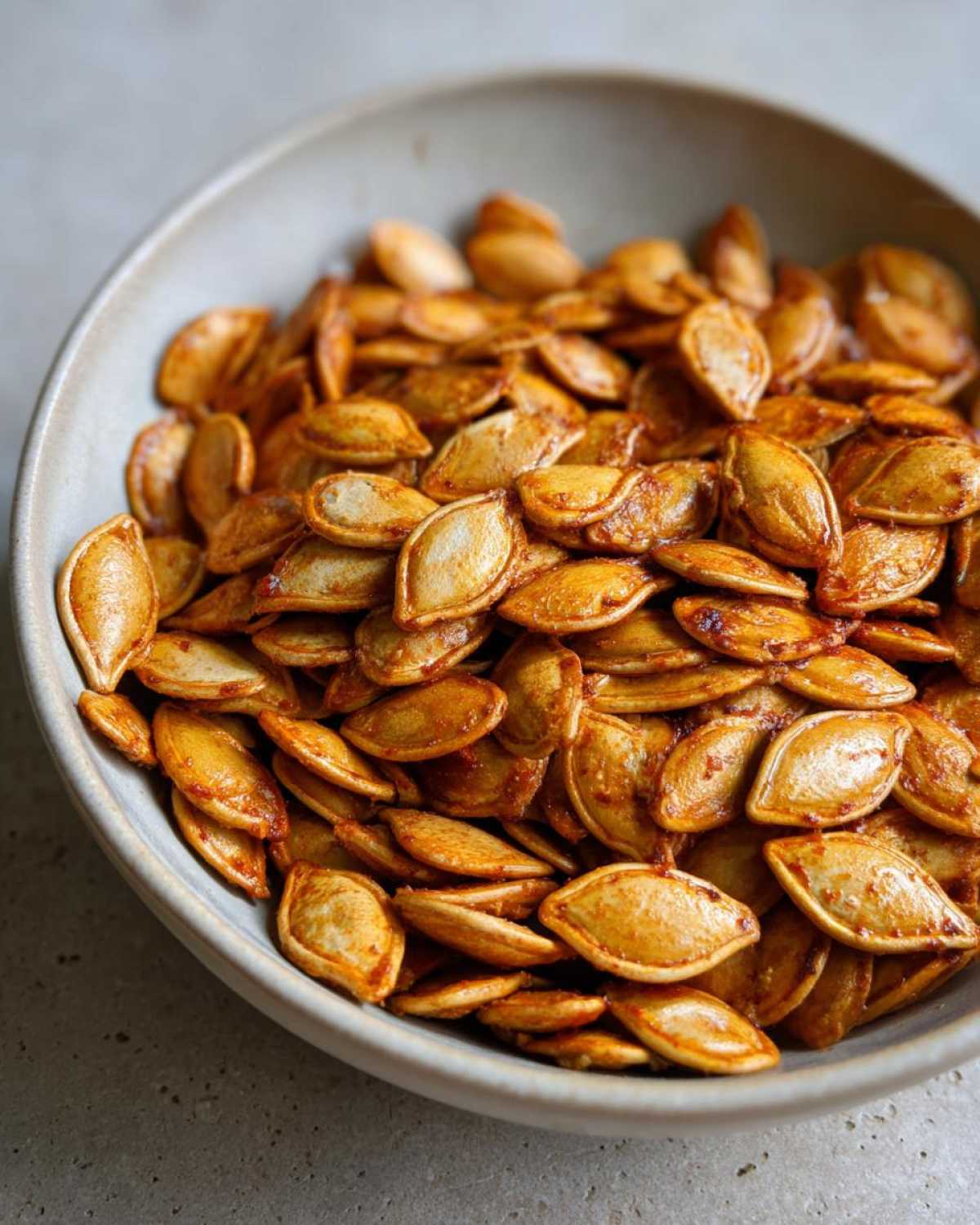 Sweet & Spicy Roasted Pumpkin Seeds - detail 4