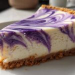 Ube Swirl Cheesecake