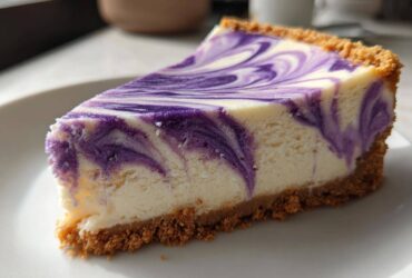 Ube Swirl Cheesecake