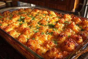 Veggie-Packed Tater Tot Casserole