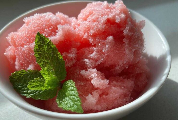 Watermelon Mint Sorbet