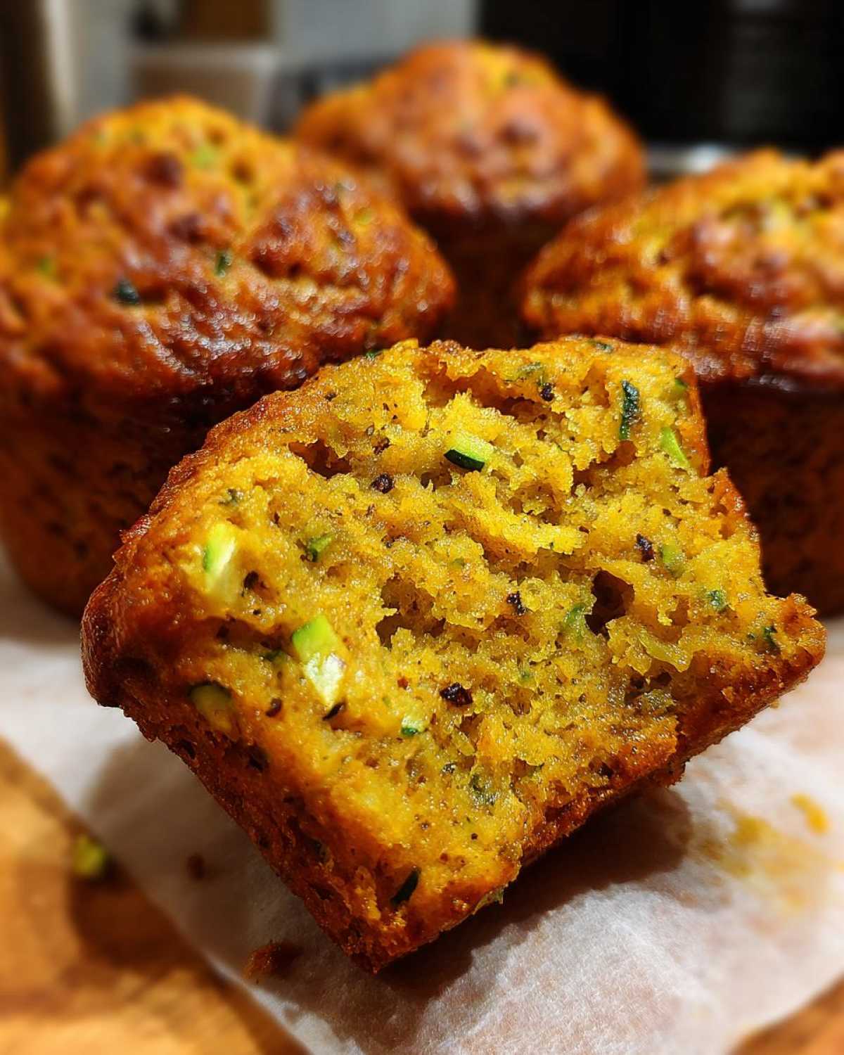 Zucchini Pumpkin Breakfast Muffins - detail 2