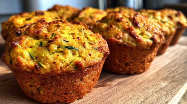 Zucchini Pumpkin Breakfast Muffins